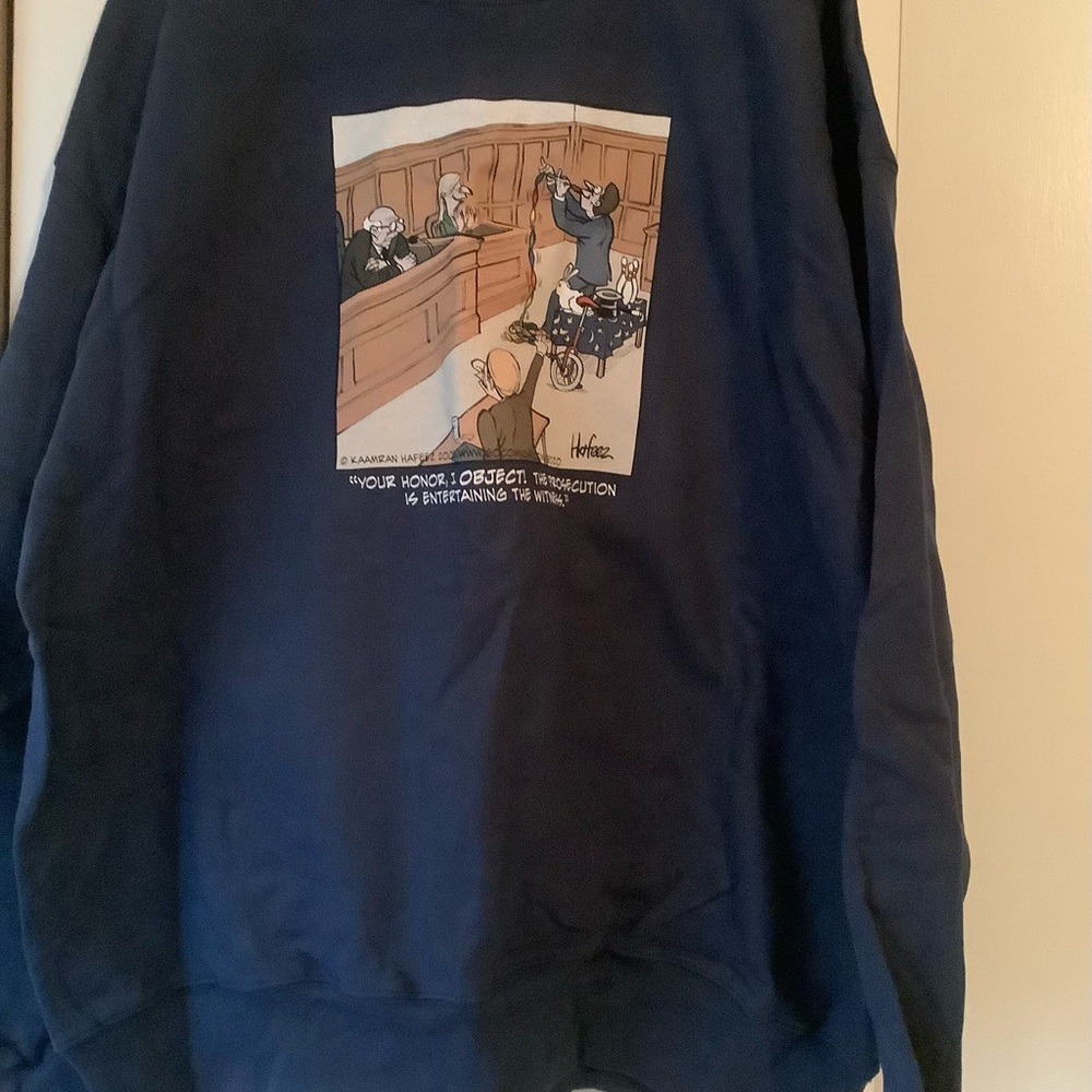 Men’s Navy Graphic Men Sweatshirt